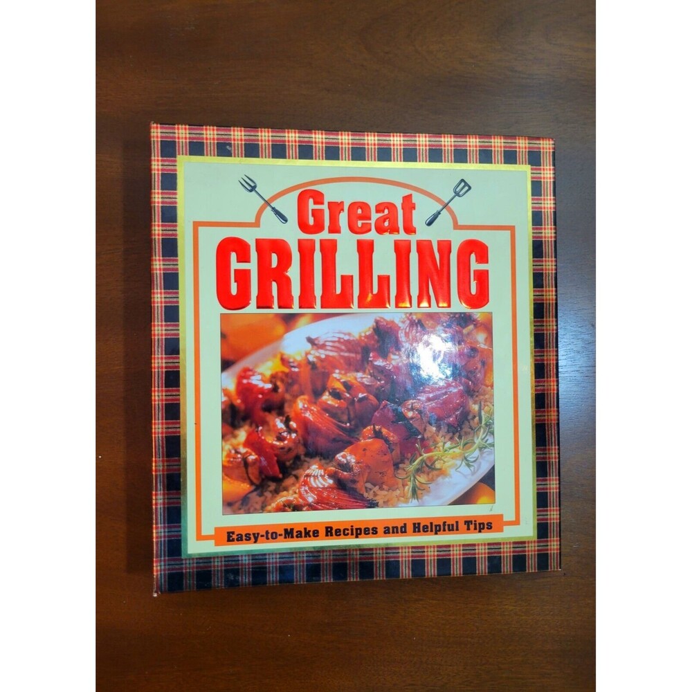 2002 Great Grilling Cookbook Recipe Book 3 Ring Binder Outdoor Home Food